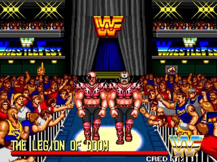 80sWrestling_'s tweet photo. When you were playing this arcade game and these two came out, who knew sh*t was about to get real! https://t.co/D6lrsoDdQb
