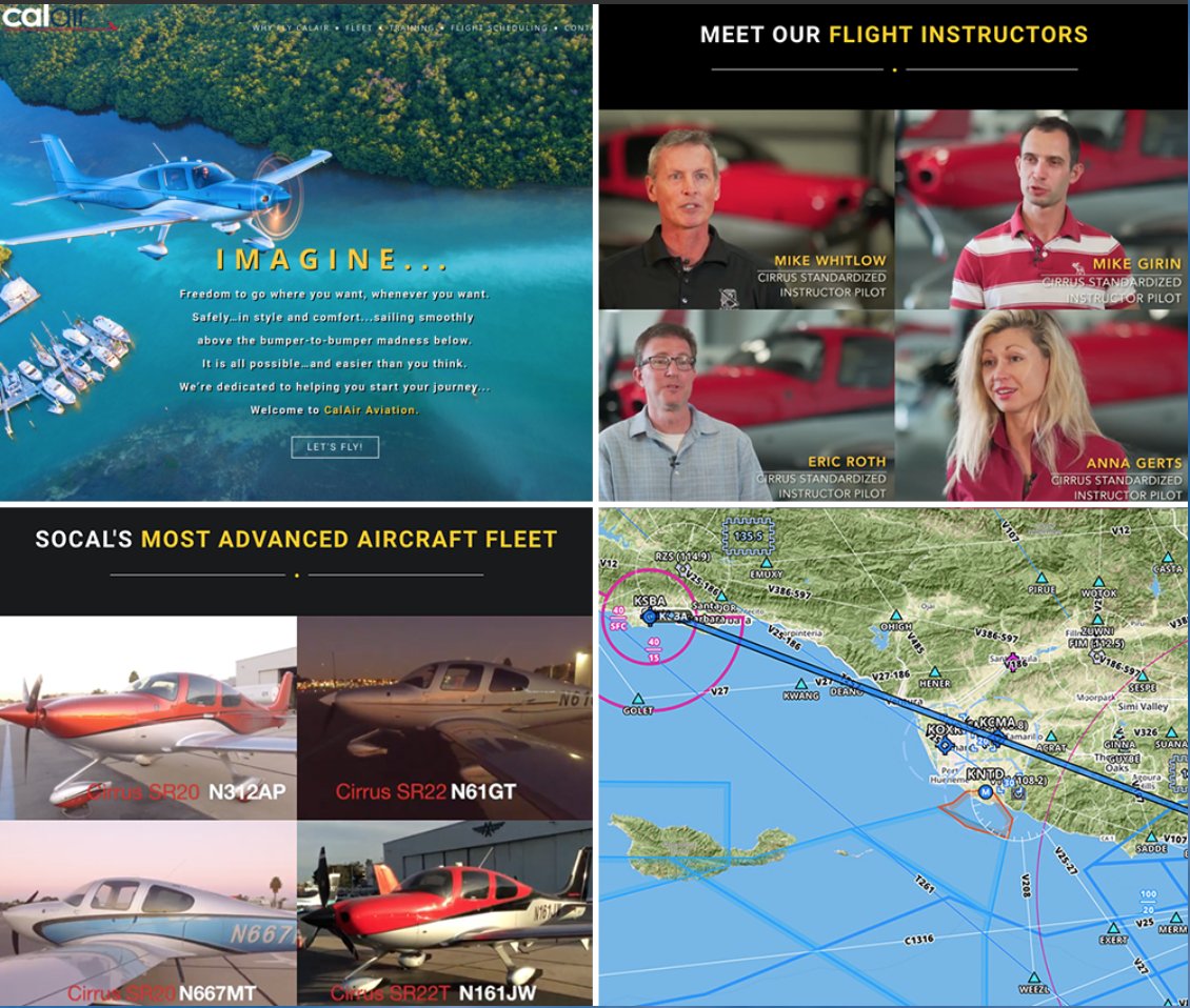 CalAirAviation's tweet photo. If you haven’t taken a look, check out our new website! https://t.co/Ree9KLNNmD We’ve overhauled the site and added interactive videos of the fleet and instructors so you can share more with your friends and family about your #flying and #flighttraining experiences. #Aviation https://t.co/LIh8C4OEAP