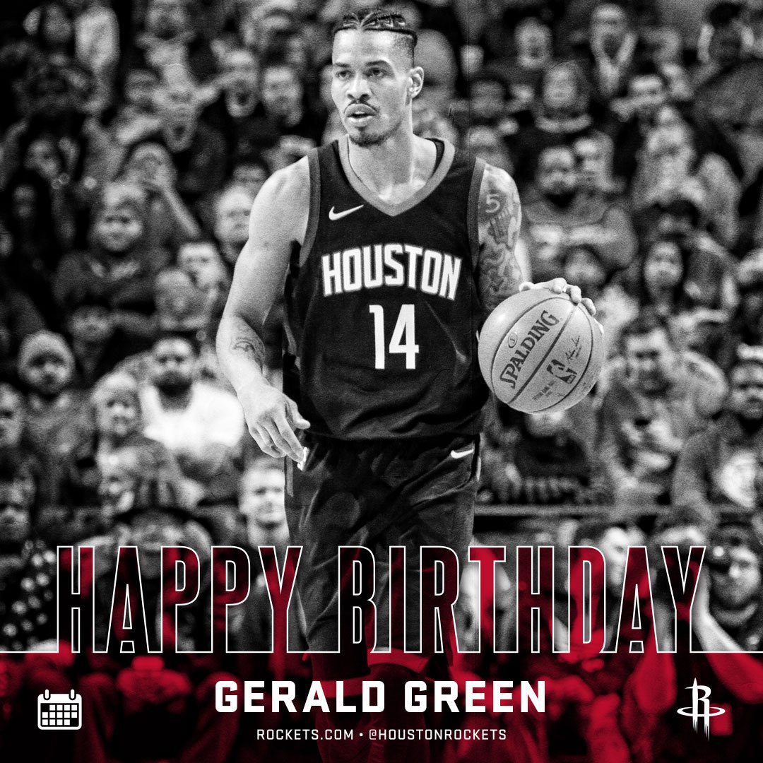 To wish Gerald Green a Happy Birthday! 