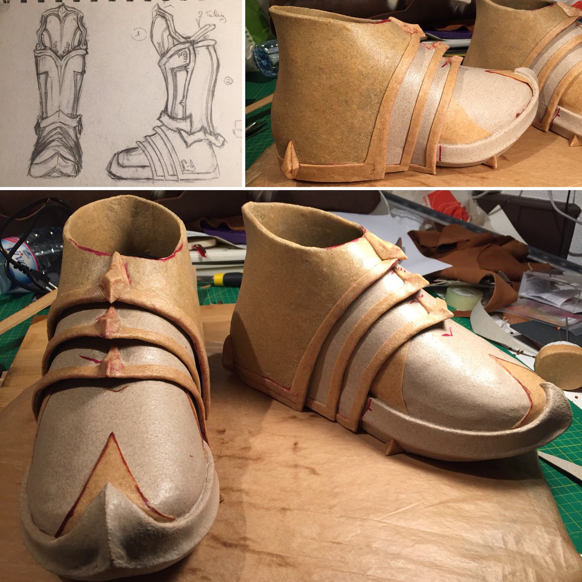 OniCosplay's tweet photo. Look at them beautiful shoes Nephilim!!! #Archangel #Imperius shoes coming along nicely! Can’t wait to finish this baby <3 #onicosplay #archangelimperius #diablo3 #cosplay https://t.co/Ws2XDHszT5