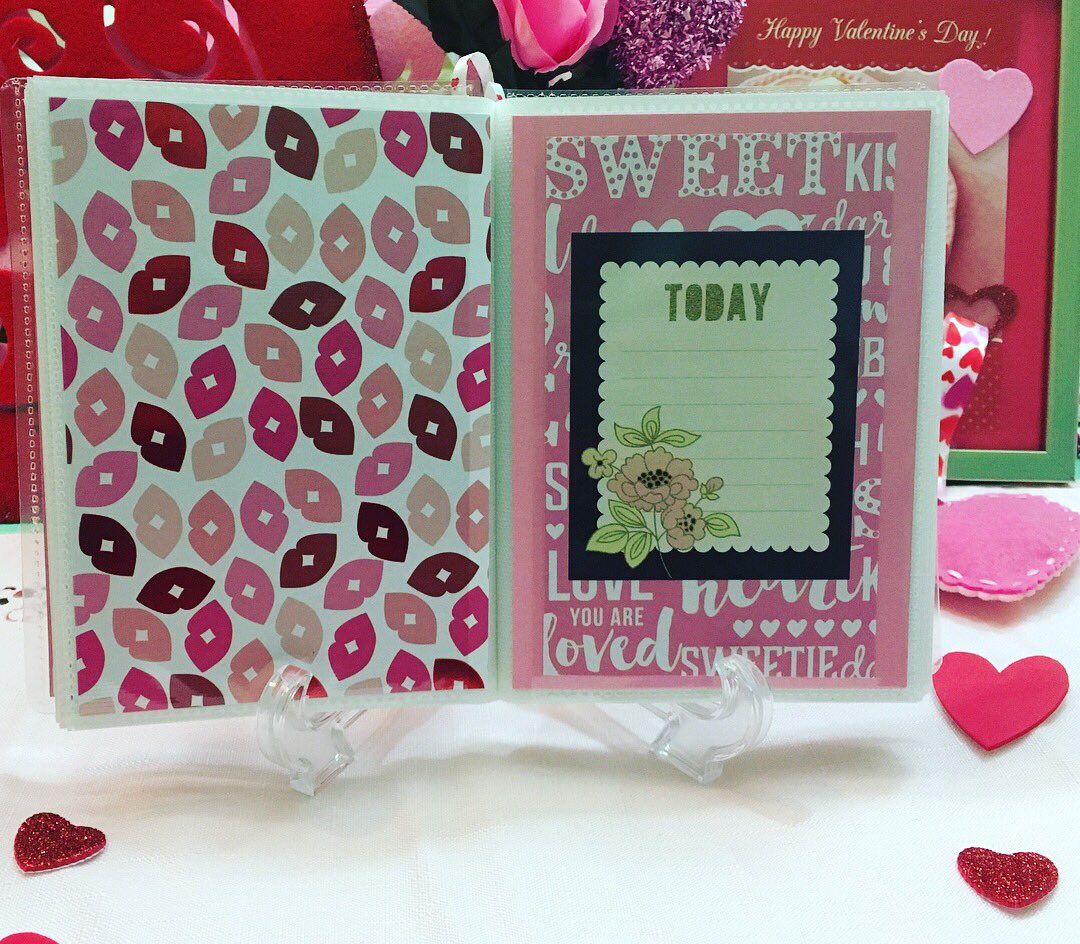 DiyWright's tweet photo. I love making these cute brag books! They make scrapbooking so easy. A dollar store brag book can turn into something beautiful! Check out my most recent blog post to see this pretty baby! #diywright #bragbook #valentinesday #papercrafts #craftblogger https://t.co/UuUJUYORgU