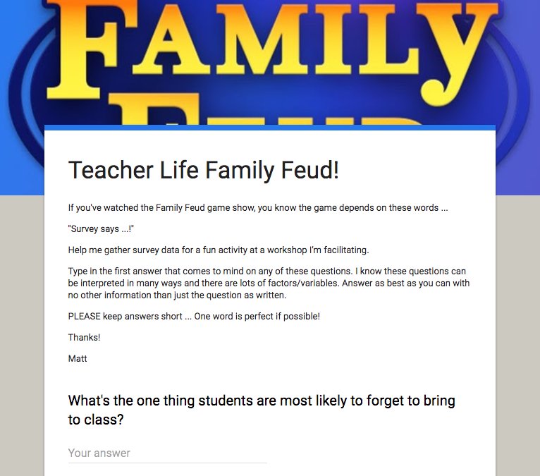 ROBLOX TV Studios on X: You can contribute to our upcoming Family Matters  (based on Family Feud/Fortunes) launch, by answering questions or creating  your own surveys for others in Survey Says.