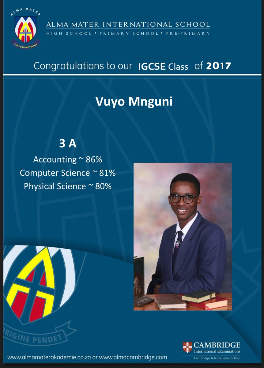 AlmaMaterGr1_7's tweet photo. Another batch of excellent Cambridge IGCSE results. https://t.co/0YHufIAtOx