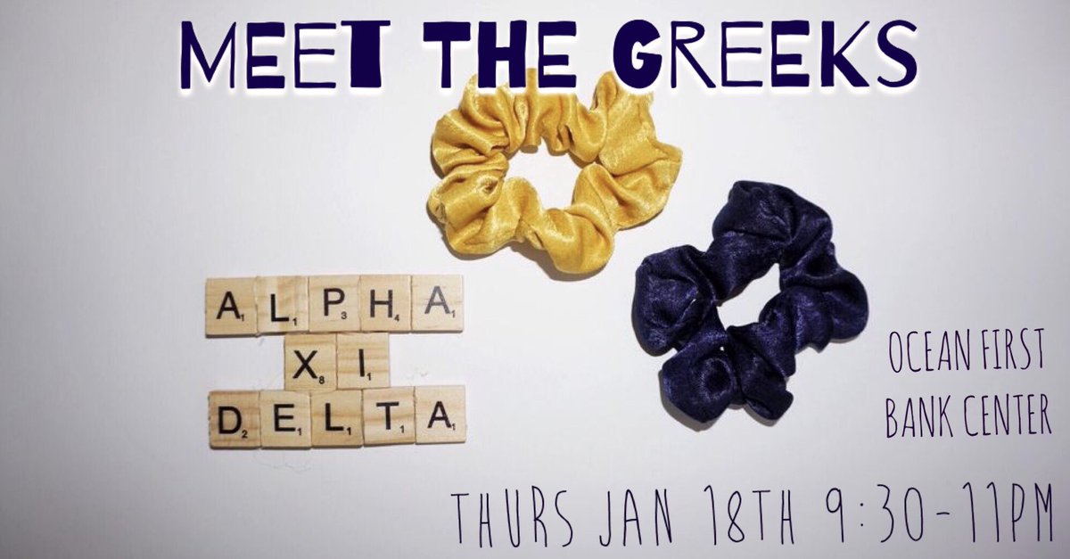 Come out and meet Alpha Xi before recruitment! 💛 we can’t wait to see you there