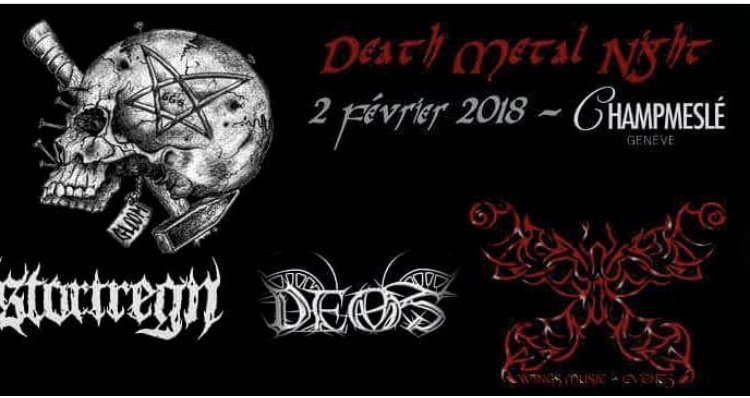 Death Metal Night!
Prochaine bataille à Genève à Champmeslé, le vendredi 2 février 2018! Faites tourner et venez nombreux ! 💪
#deos #metal #deathmetal #blackmetal #romanmetal #geneve