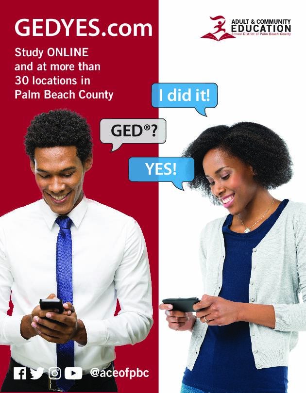 InletGroveACE's tweet image. Register today! Classes begin on Monday, January 22nd. For more information, call 561-649-6010 or visit gedyes.com #adultedu #PalmBeachCounty #GED #adulted