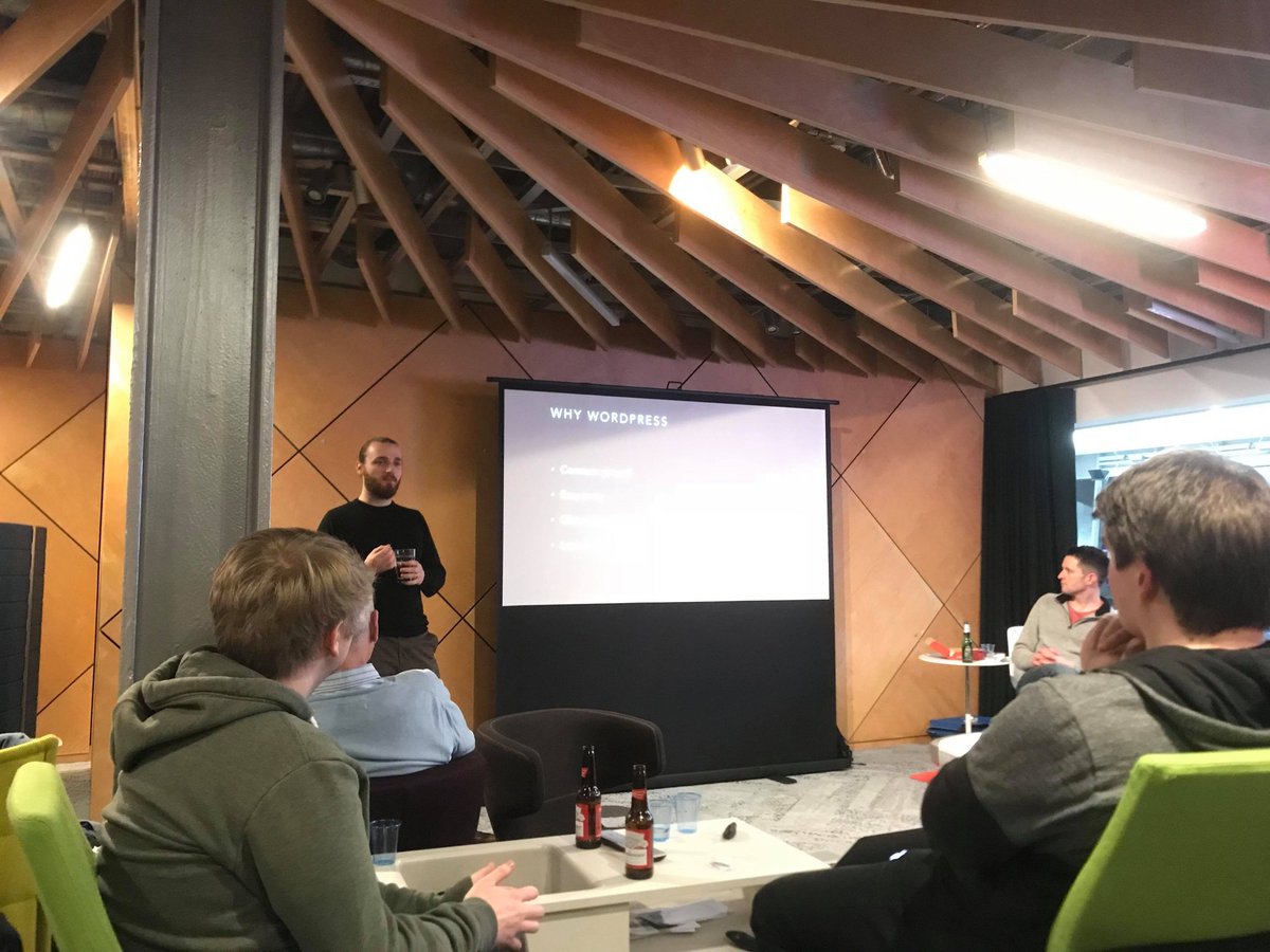 codeHarbour's tweet image. After our pizza break, we have @elepedus with his Automate Awesomeness with #Ansible talk #codeHarbour