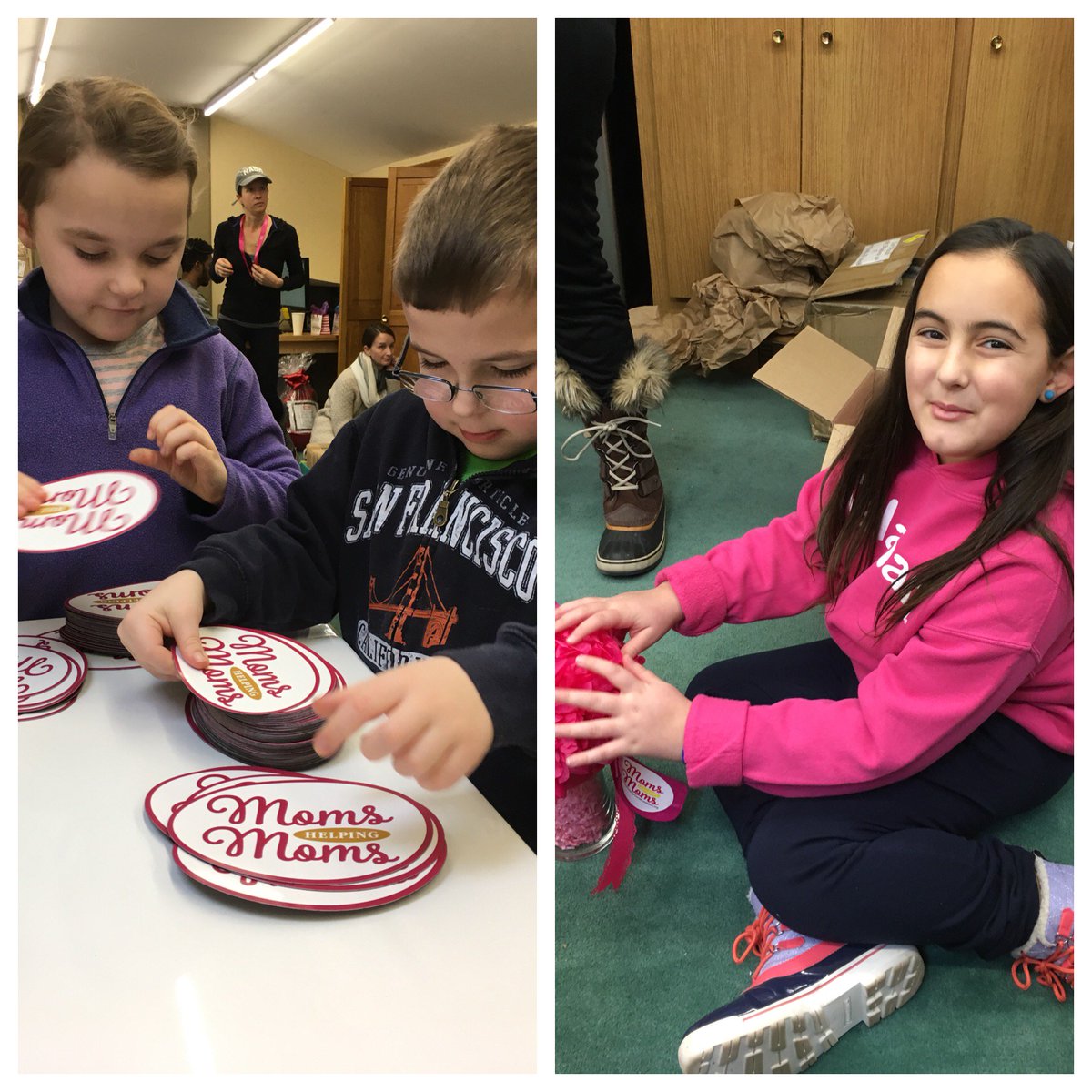 Thank you to some of our littlest friends for helping us get ready for our big day next week! #MHMSnowBall