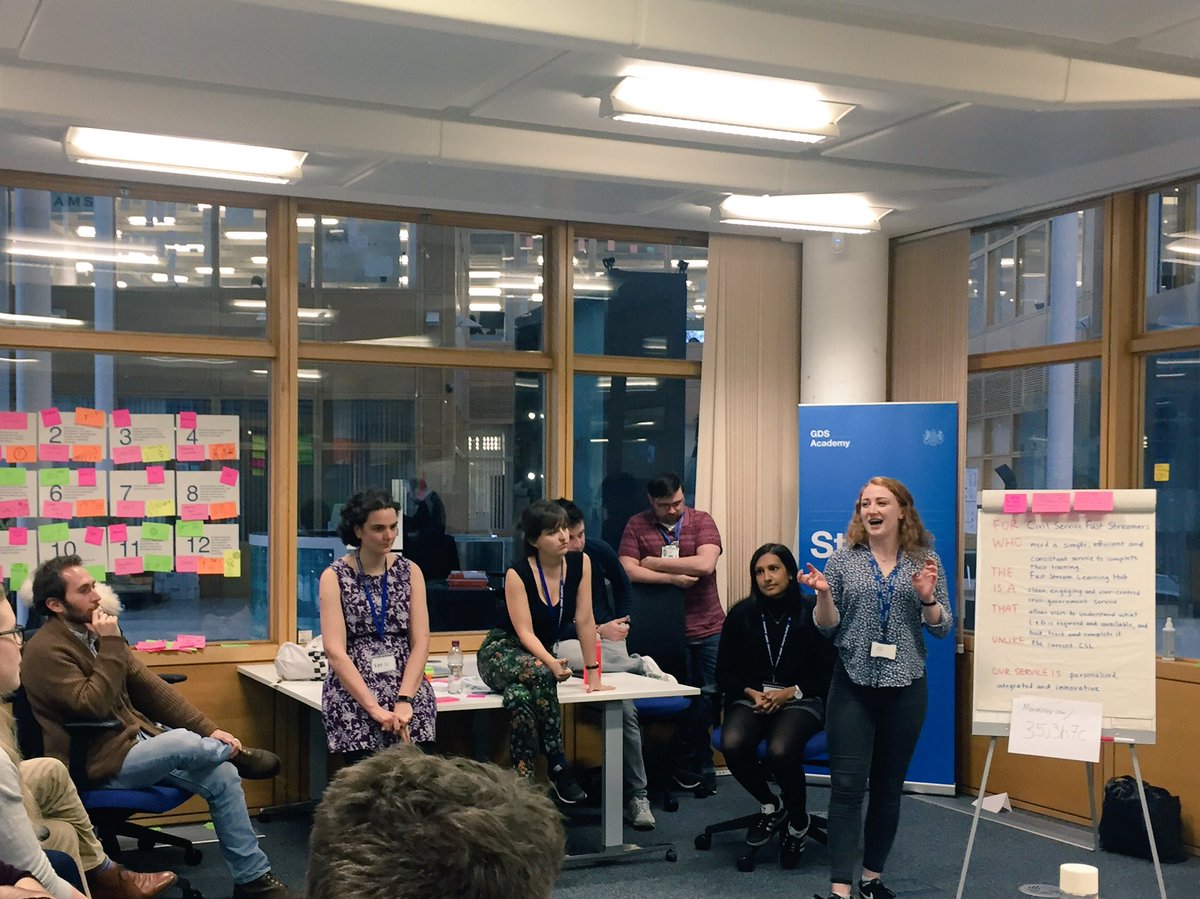 Conway_Ange's tweet photo. Day 8 of DDaT FastStream Foundation Course in Leeds with Cohort 66. Great Alpha sprint reviews, observed by senior leaders also attending another of our courses @GDSacademy with @HandyHsd @giantrat &amp; @rimijoto #agile #teamwork https://t.co/W02zygDjjl