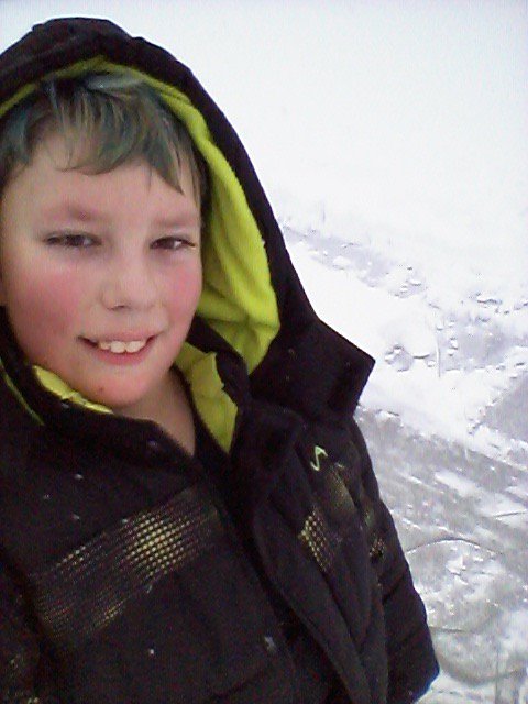 Another sixth grader enjoying the snow day in Goshen! @RSD6_Supt