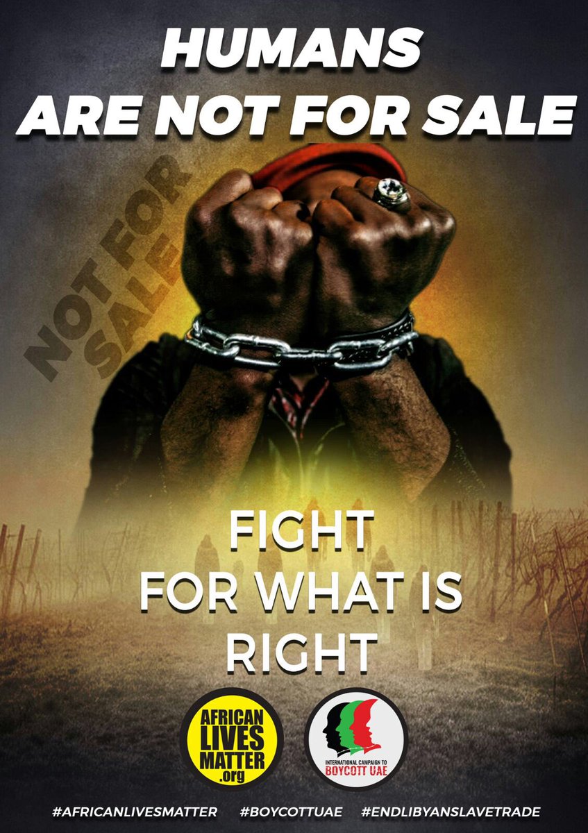 afrilivesmatter's tweet photo. Join us on 27thJan London,#HumanityAgainstSlavery
ย #AfricanMigrantsAreHumans #Libya #modernslavery #slaveauctions #WeAreNot4Sale @NaomiCampbell #illegalWars #AfricanLivesMatter #rape #sexualviolence #humanrights #REPOST #organharvesting #standUPagainst #humanrights https://t.co/69cPL86kOH