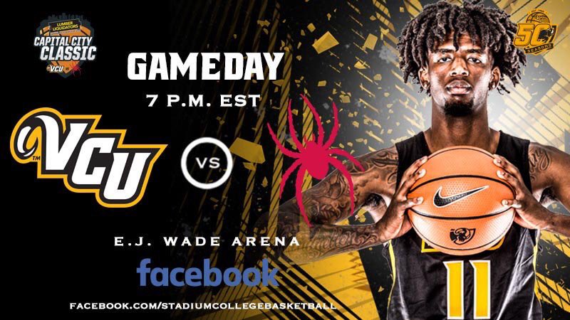 RamsReview's tweet photo. GAMEDAY! πππ·7pm at the E.J Wade Arena! The Rams face off against the Spiders in the Capital City Classic! If you can't make it to the stu, catch this one on Facebook!
#LetsGoVCU #RamsReview https://t.co/Cmoy9dobVF
