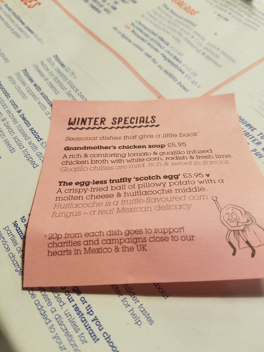 MaraSvenne's tweet photo. Another creative use for sticky notes. #iafboard having supper @Wahaca @3M #iafacilitators https://t.co/SmCD3vLjKb