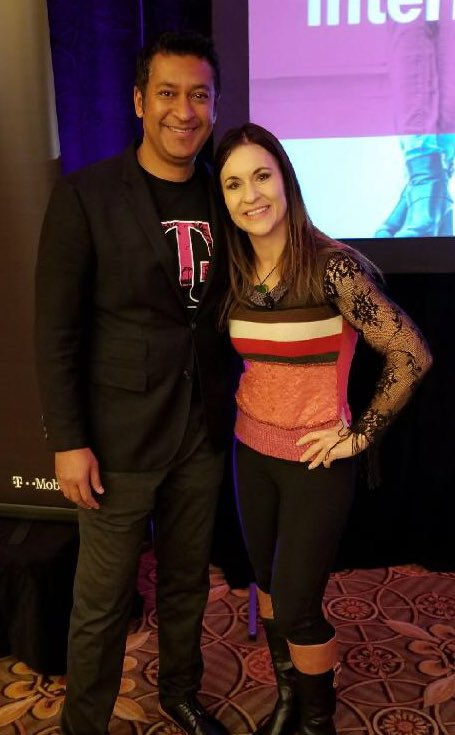 SamSindha's tweet photo. Thank you @jwelter47 for sharing your story during our #TMOtrailblazer event. It was a pleasure to listen to you speak about Lessons on Being Limitless. #TMobile #TMOMLK #MCN #BeYou https://t.co/ESKlHiJMvS