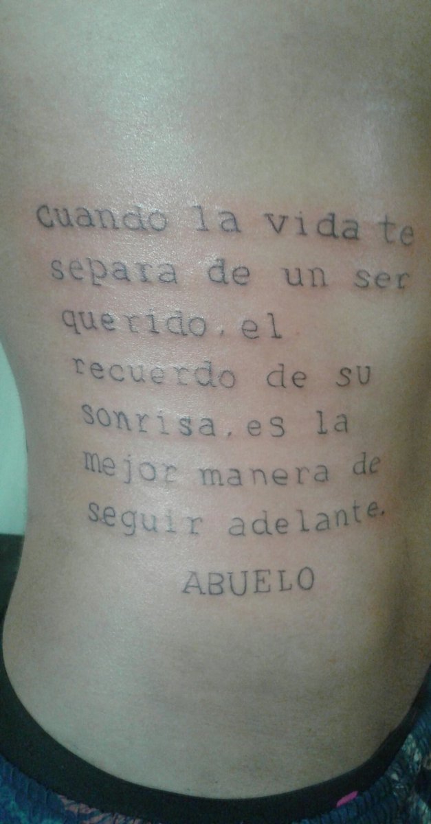JuliPereyra26's tweet photo. Mañana hace 9 años que te fuiste de mi lado y un día como hoy también 9 años atrás te vi por ultima vez, hoy además de llevarte en el corazón también tengo la suerte de llevarte para toda mi vida en la piel.  TE AMO Y TE EXTRAÑO MUCHO ❤👴 https://t.co/XYdSSQRg1S
