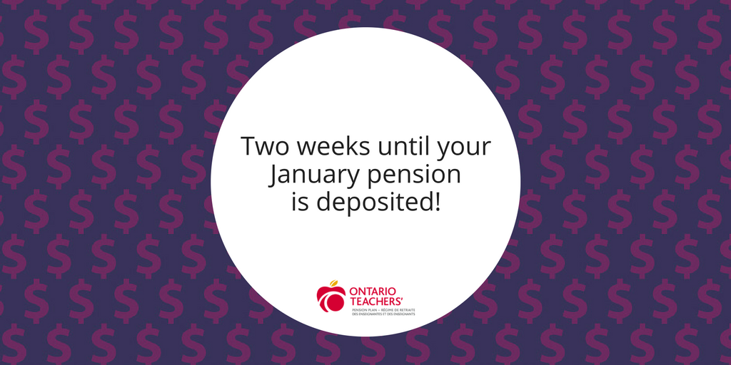 OTPPinfo's tweet photo. Your first pension payment of the year isn’t run-of-the-mill. Learn about the deductions and adjustments here: https://t.co/uX2wjviUoZ #myOTPP https://t.co/oWWlTthHb9