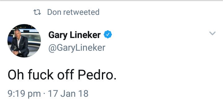 GillisSally's tweet photo. What was that @GaryLineker ???
😂😂 https://t.co/llG8f7aeH7