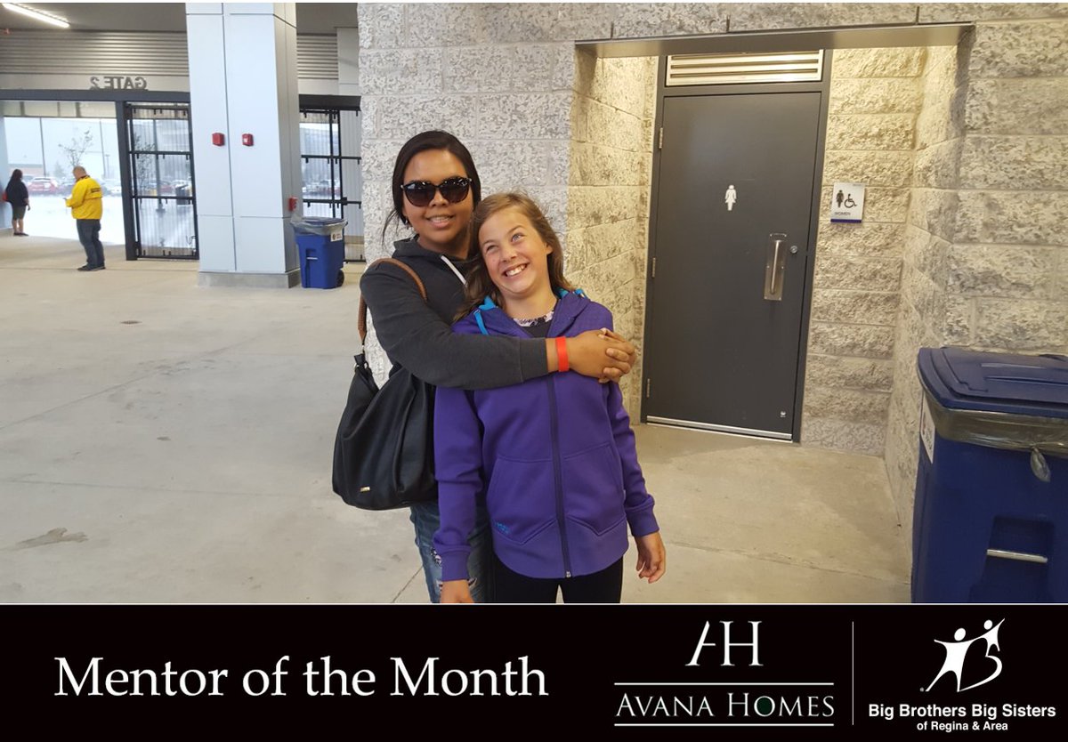 @Avanahomes Presents -Mentor of the Month 

Meet Shayna! Big Sister to Shanille. These two have been hangin’ out and clowning around since early 2017 and haven’t looked back since.

For the rest of the story, click here! facebook.com/BBBSRegina/pho…