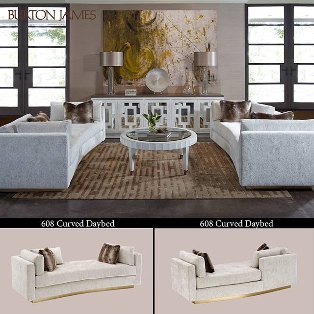 burtonjamesinc's tweet photo. Let our 608 Curved Daybed give your space a well-rounded touch of elegance.
.
.
.
.
#BurtonJamesInc #CasualElegance #ComfortIsStyle #InteriorDesign #InteriorStyling #Interiors #Furniture #Benchmade #USAMade #HomeInspo #Inspiration https://t.co/hZwVC2BLLq https://t.co/v9G95BwzJK