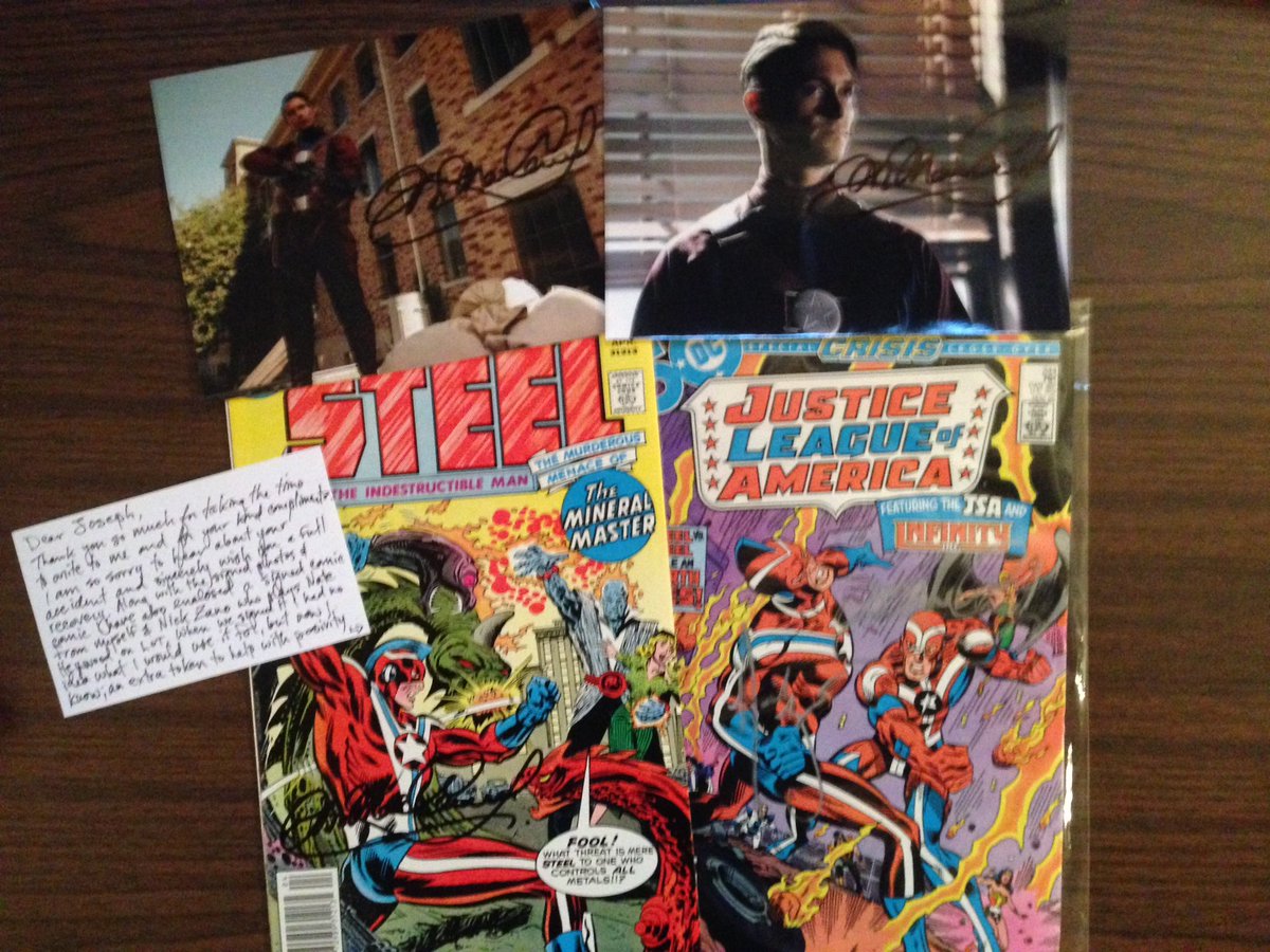 Just received a request for an autographed comic from <a href="/JosephCawley/">Joseph</a>. He's been a paraplegic since a car accident a while ago. Please help me wish Joseph a superhero's recovery. <a href="/NICKZANO/">Nick Zano</a> This is where I'm sending our signed comic 🙏🏼 #serendipity