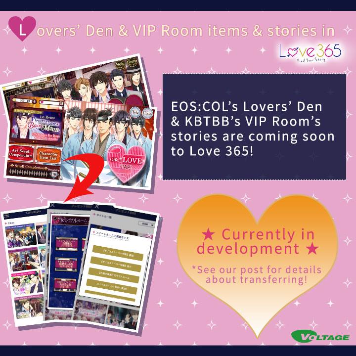 Voltage_Love365's tweet photo. #KBTBB VIP Room & #EOSCOL Lovers' Den stories/videos/images coming to #Love365 in EARLY SPRING!
PLEASE USE THE TOKEN ID TO TRANSFER YOUR DATA TO LOVE 365 as soon as you can! Your stories will automatically appear in the app when the system is set up =D https://t.co/vNlTGza7dI