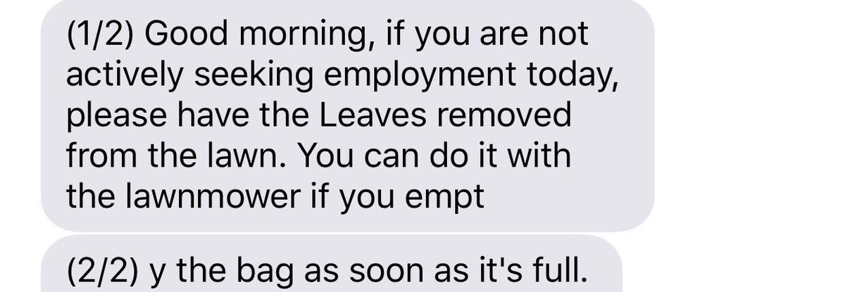 I Guess today's the day I get a job