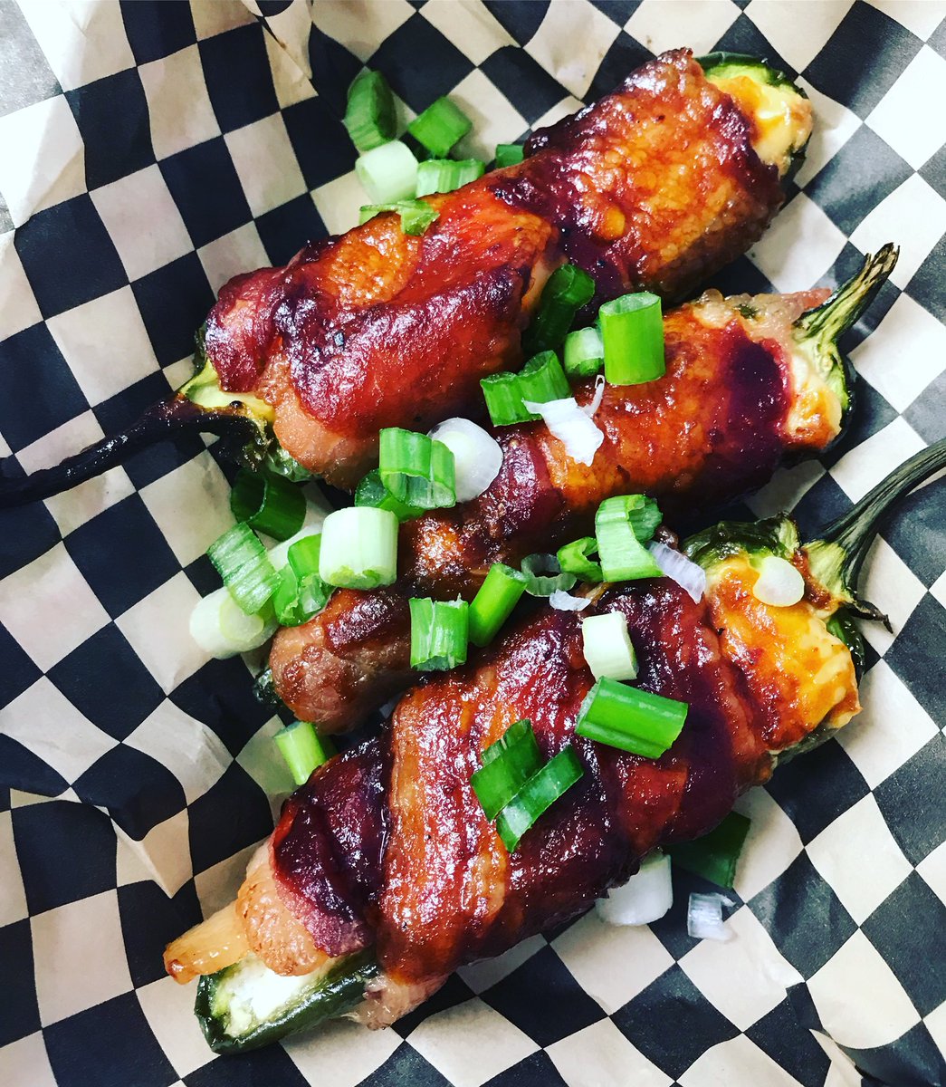 Serving up smoked poppers at Fairhaven Stones Throw!