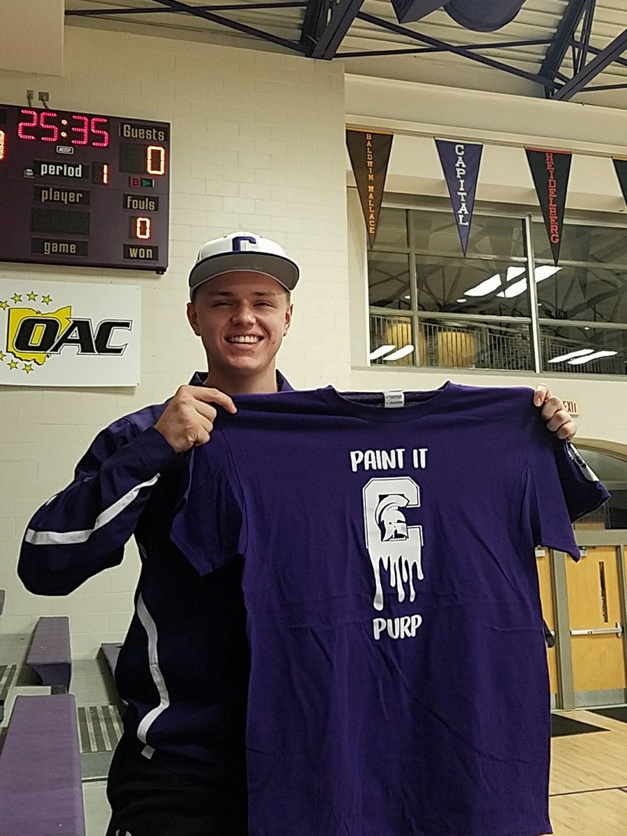 Come get your shirt and cheer on Cap Women Basketball <a href="/CAPSPORTMANAGE/">CU Sport Management</a>