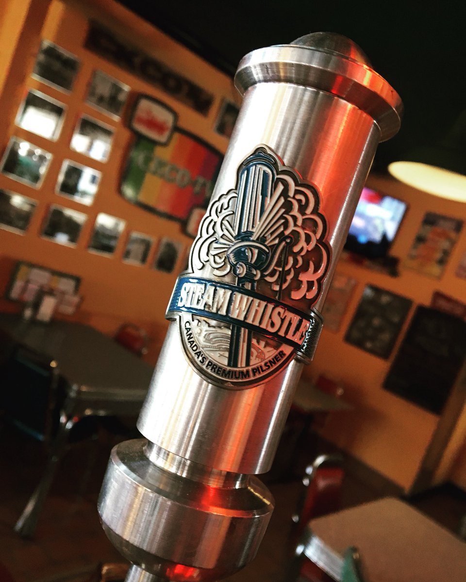EthelsLounge's tweet photo. Come on in and wet your Whistle! Now appearing on our Rotation Tap is @SteamWhistle Pilsner! #rotationtap #steamwhistle #craftbeer #CHEERS @steamharry @OntCraftBrewers https://t.co/JcdxthJmR8