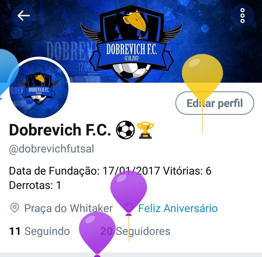 dobrevichfutsal's tweet photo. Hoje nosso time faz 1 ano.

Um ano de vitórias, tropeços e conquistas! Obrigado à todos que participaram e torceram por essa camisa, temos orgulho de participar desse clube!

E para você, qual foi o momento mais marcante da nossa história? https://t.co/Z4pVGs2hs0