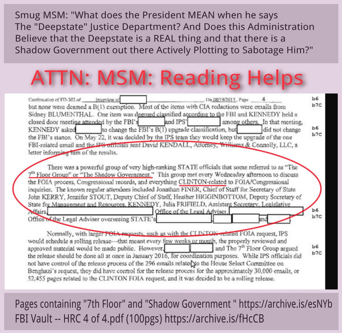 Today we learned that Chrisopher Wray is Illiterate and therefore probably did NOT go to Yale OR...OR! He's a cuck, OR he perjured himself since the FBI has Admitted the Deepstate Already // FBI Chief Christopher Wray: 'I’ve Never Completely Understood the Term Deep State’