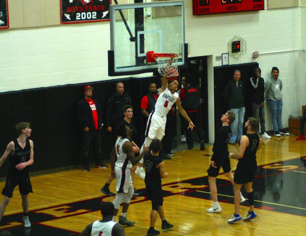 Raptors Hoops at Cherry Creek tonight:
Unified in action at 4:15 PM
Girls at 5:30 PM
Boys at 7:00 PM
<a href="/aurorasports/">Sentinel Prep Sports</a> #COPreps 
Let’s go Raptors time to get one !!