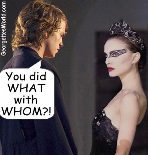 An excerpt from the Diary of #AnakinSkywalker  
 
Sith Lightsabers are Red
Jedi Sabers are Blue
Girl are you an Angel?
I heard you fell from Naboo!

#StarWars