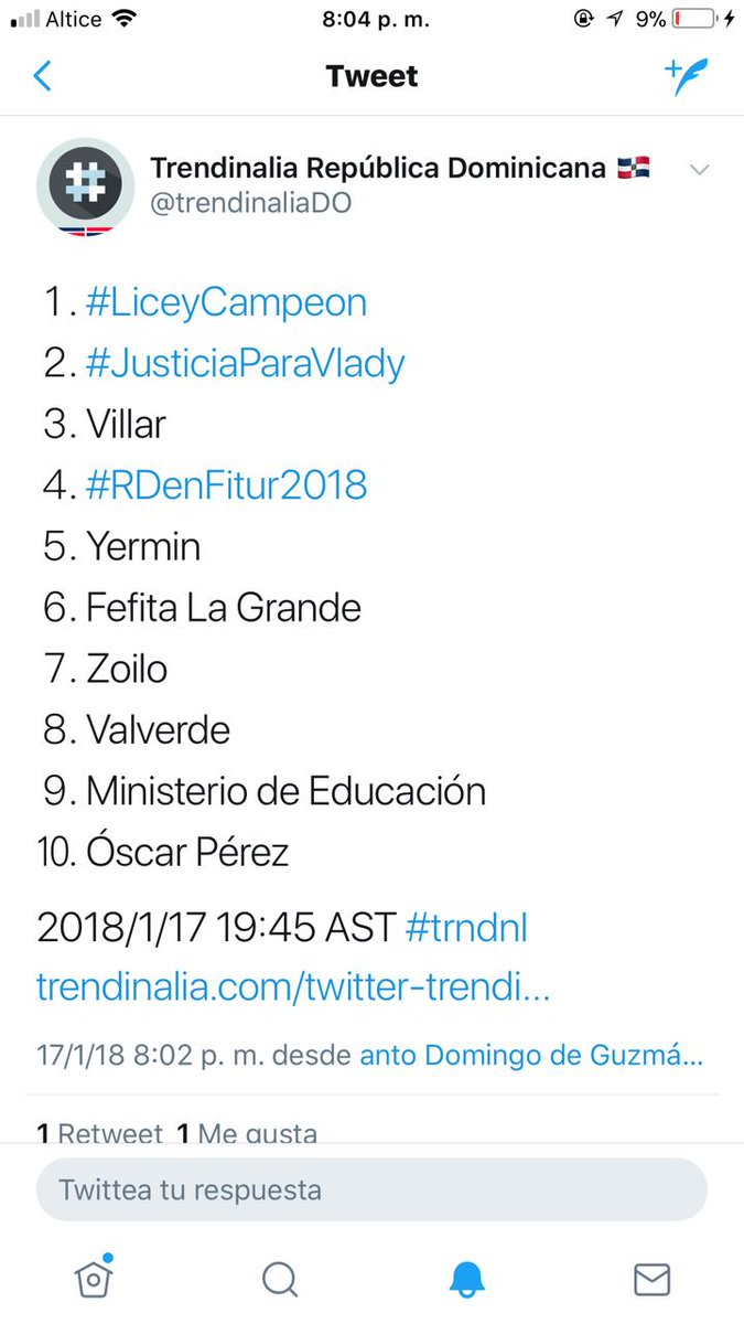 FALPOsfm's tweet photo. A las 8:04pm hemos logrado que el HT #JusticiaParaVlady se haga Tendencia Nacional. #DestitucionFiscalSFM #FinDeLaImpunidad #FiscalIncapaz #FiscalComplice #FiscalPolicia @regisvictorio @CDN37 @nieves_rd @AliciaOrtegah @SIN24Horas @rcavada https://t.co/ah0FOrcE3J