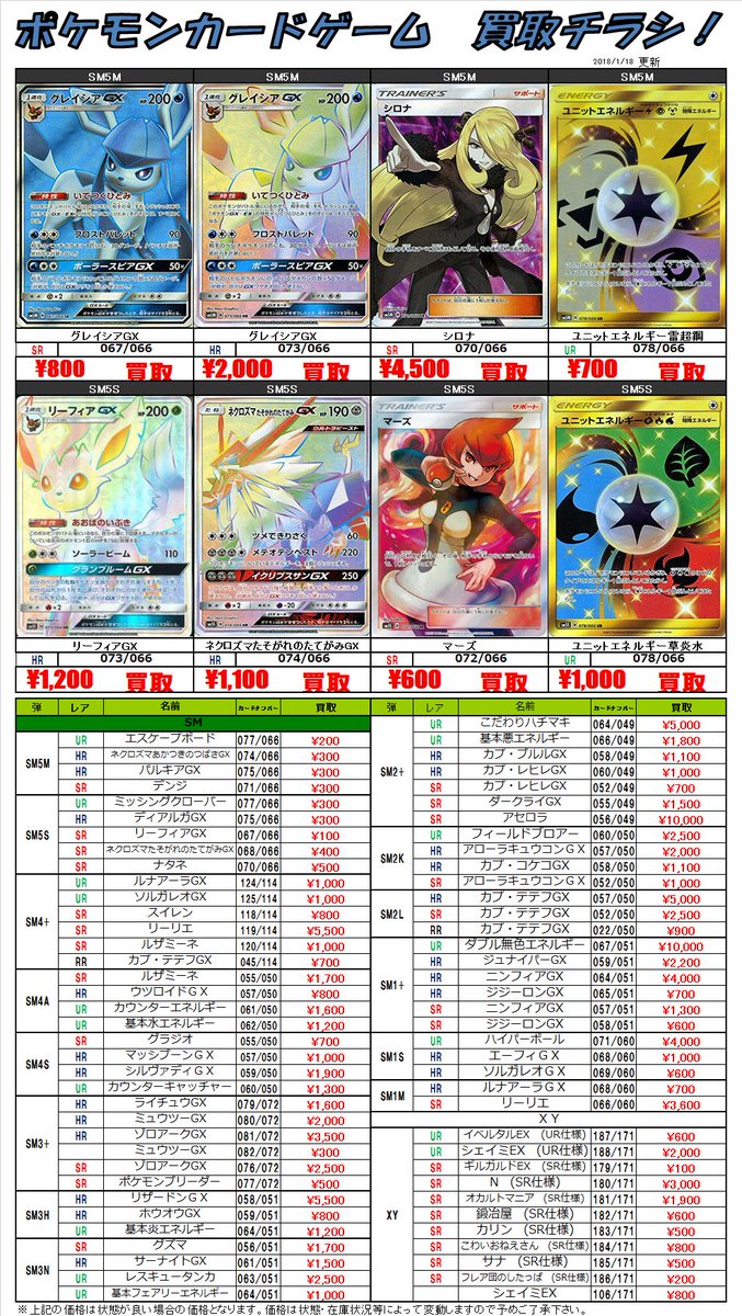 万代仙台南店カードコーナー アローラ ポケモンカード最新弾 ウルトラサン ウルトラムーン のカードを高価買取中 ぜひお持ちくださいませ 価格はツイート時の価格になります 予告なく変動いたしますので予めご了承ください 万代 万代仙台南 万代仙台南店カードコーナー アローラ ポケモンカード最新弾 ウルトラサン ウルトラムーン のカードを高価買取中 ぜひお持ちくださいませ 価格はツイート時の価格になります 予告なく変動いたしますので予めご了承ください 万代 万代仙台南