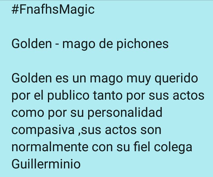 AnaMari80413917's tweet photo. #FNAFHS #FnafhsMagic
^v^ a quita es foco ( ? :v https://t.co/LVNULOk6yX