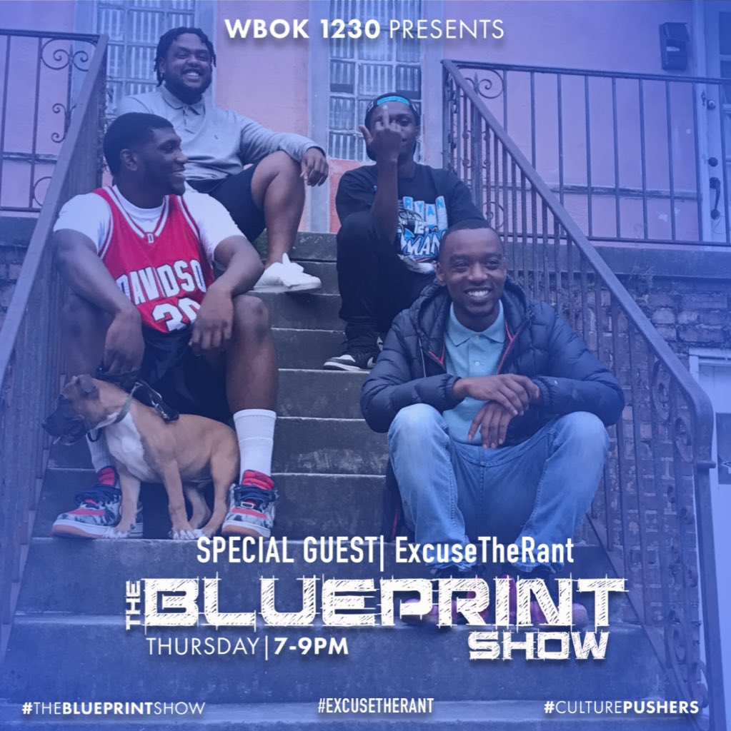 Seez_Sinatra's tweet photo. #ETR #ExcuseTheRant #TheBLUEPRINTShow I can feel a good time coming. S/o to the big homie @MAQ034 ππΎπ΅ https://t.co/rZ6BOhB7nq