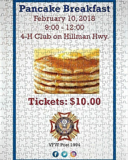 VFWPost1994's tweet photo. How to help #students and get #pancakes shouldn't be #puzzling . #thinkpancakes #vfwfundraiser #studentscholarshipfund #pancakes https://t.co/kKzOhDkrXh https://t.co/uHSXpTZGKW