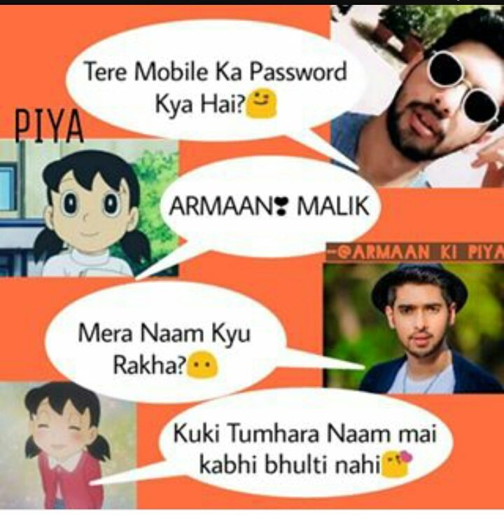 Indu_13Armaani's tweet photo. #Armaanians kis kis Ka Mobile Ka passwords @ArmaanMalik22 hai😂😂

Really ARMAAN Day start hone se lakar Day end tak tum he tum hota ho har jagha ♥Main😍
#Armaanian
#ArmaanianArmy

@AMSagarika16 https://t.co/kUrJb3eDUT