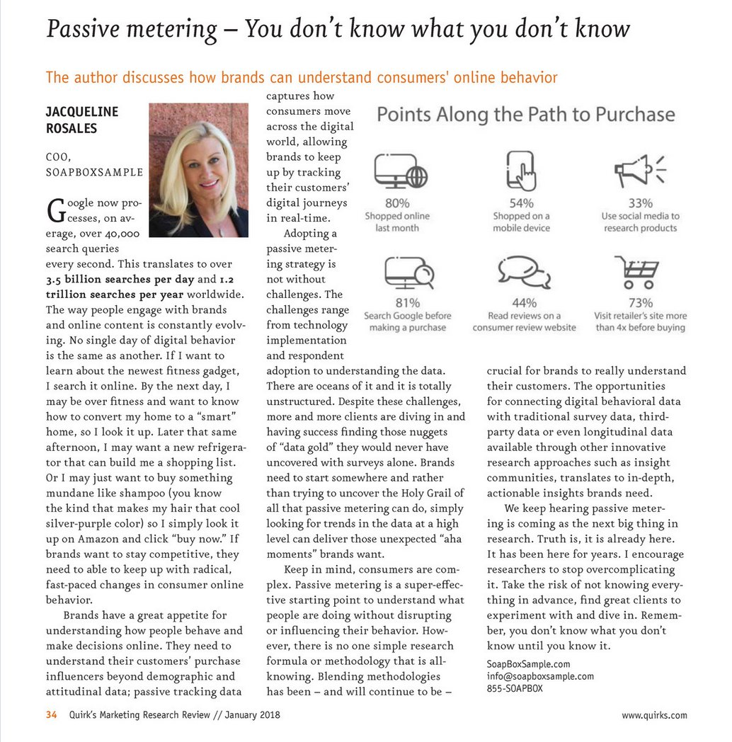 Understanding Customers - #youdontknow #whatyoudontknow until you #know #passivemetering #mrx ow.ly/mOD130hQCM1 #telltaleten #blog