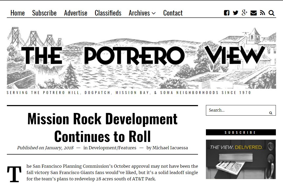 SFPort's tweet photo. "We are really realizing the community’s vision of the neighborhood" - Fran Weld, @SFGiants Vice President of Strategy &amp; Development. - Mission Rock Development Continues to Roll https://t.co/lujTOBTAbk via The Potrero View @MissionRockSF #sanfrancisco #sfwaterfront https://t.co/eXiYW08RSx