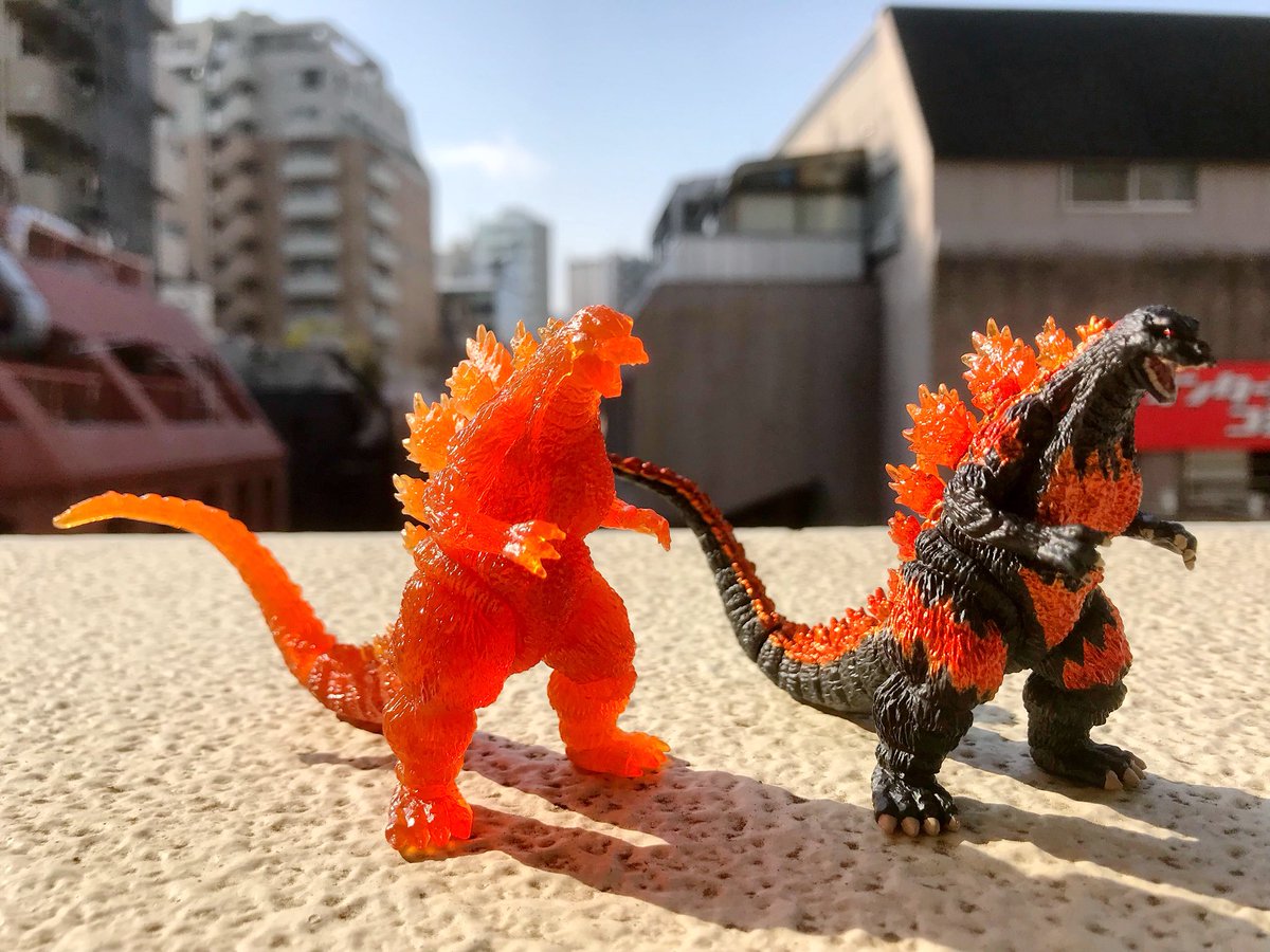 希少 ゴジラ HGシリーズ ゴジラ2017 コンプ ガチャ バーニングゴジラ