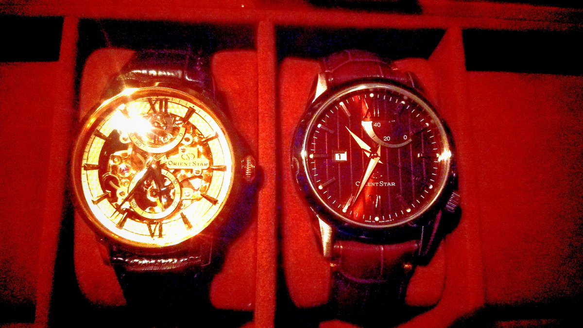 clock_star's tweet image. はやく箱一杯にORIENT STAR並べたいなぁ。