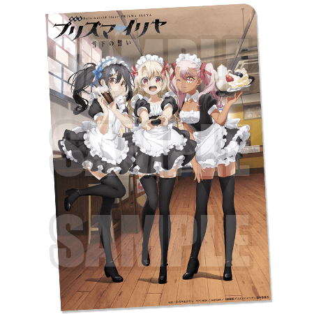 マチ アソビcafe Tokyo お知らせ 劇場版プリズマ イリヤ 雪下の誓い Blu Ray Dvd発売記念コラボカフェでは完売となっていたカフェ描き下ろしイラストを使用したランチョンマットケース ハート缶バッジも登場です みなさまお手に取っていただけれ