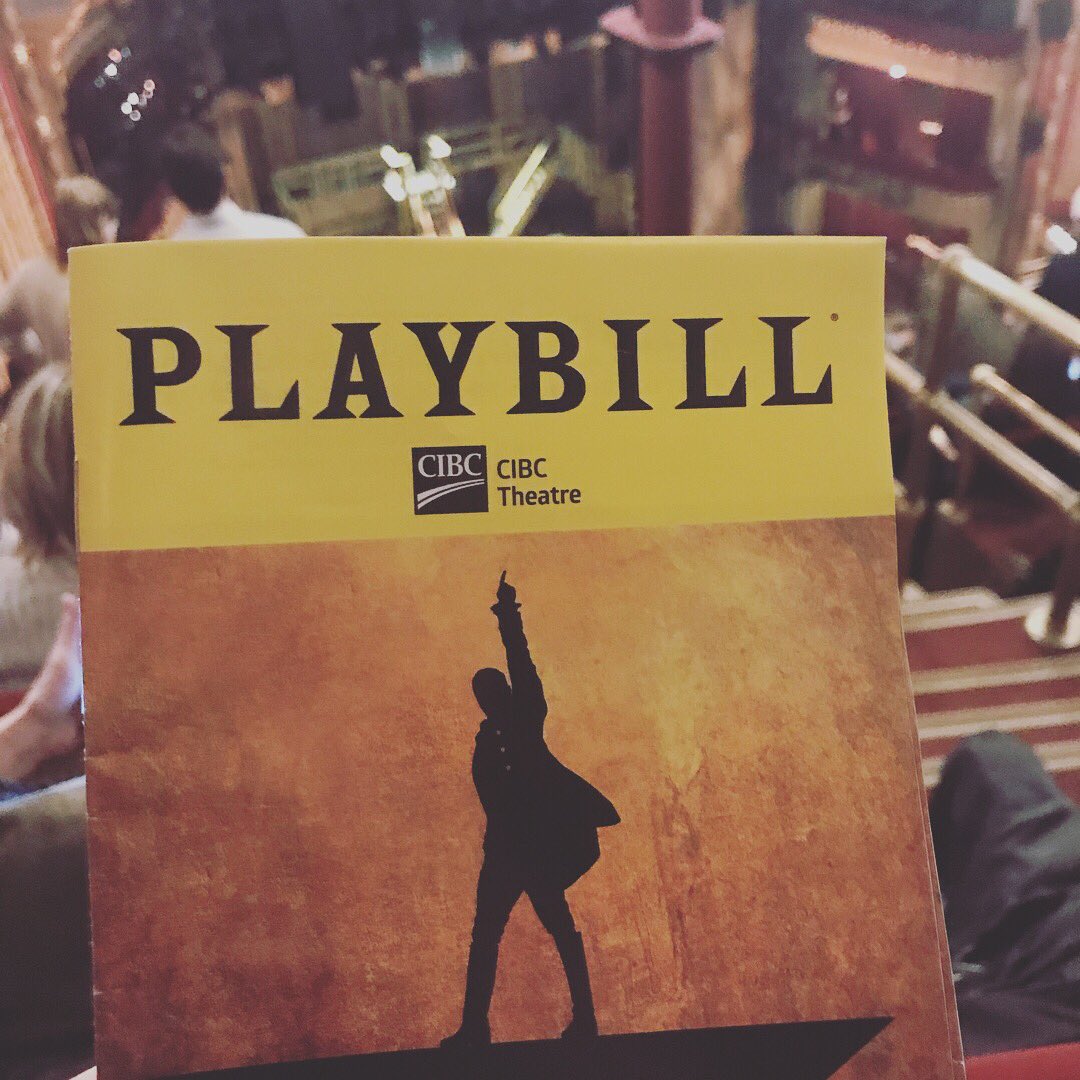 I️ finally got to be in the room where I️t happens! Best early birthday present ever!! #Hamilton <a href="/HamiltonMusical/">Hamilton</a> #HamiltonCHI