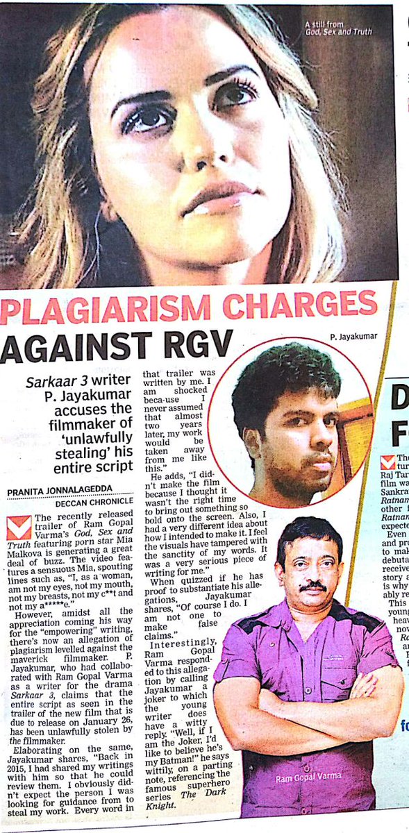 SINCORLEONE's tweet photo. In @RGVzoomin 's #GODSEXTRUTH ,

I don't know about #GOD
I have lil knowledge about #SEX
But I'm hating the #TRUTH 

This calls for #COMPANY2 with @JAIepicentre 's consent! https://t.co/z5lVPYnJWK