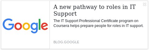 TechProsnGurus's tweet image. Google introduces new cert, blog.google/topics/grow-wi… Google IT Support Professional Certificate offered on Coursera  Google IT Support Professional Certificate
seemingly equivalent to Comptia A+ certification.comptia.org/certifications…