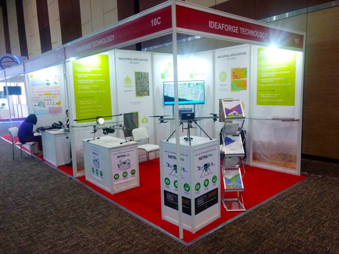 ideaforge_tech's tweet image. The Geospatial World Forum 2018 is under way and we are so excited to be here! Come on over and meet the team at booth 10-C to get an in-depth understanding of our UAVs and drone-based services! #GWF2018 #Geospatialapplications #UAVs #Hyderabad #India #Technology