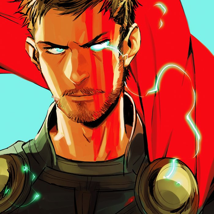 RT @dreadwyrmtrance: i touched up thor kun a lil for print and his face is very smooth now https://t.co/pkbkKUUwTo