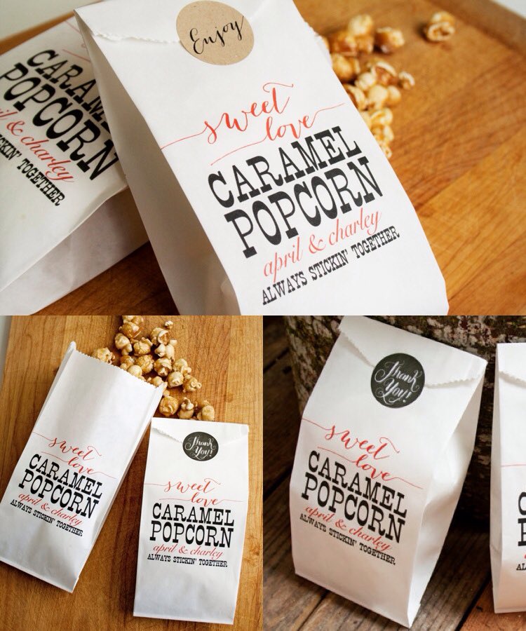 Love these popcorn wedding favours so sweet #weddings #weddingfavours #popcorn #sweet